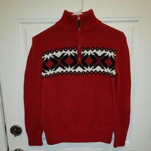 Chaps Boys 1/4 Zip Sweater